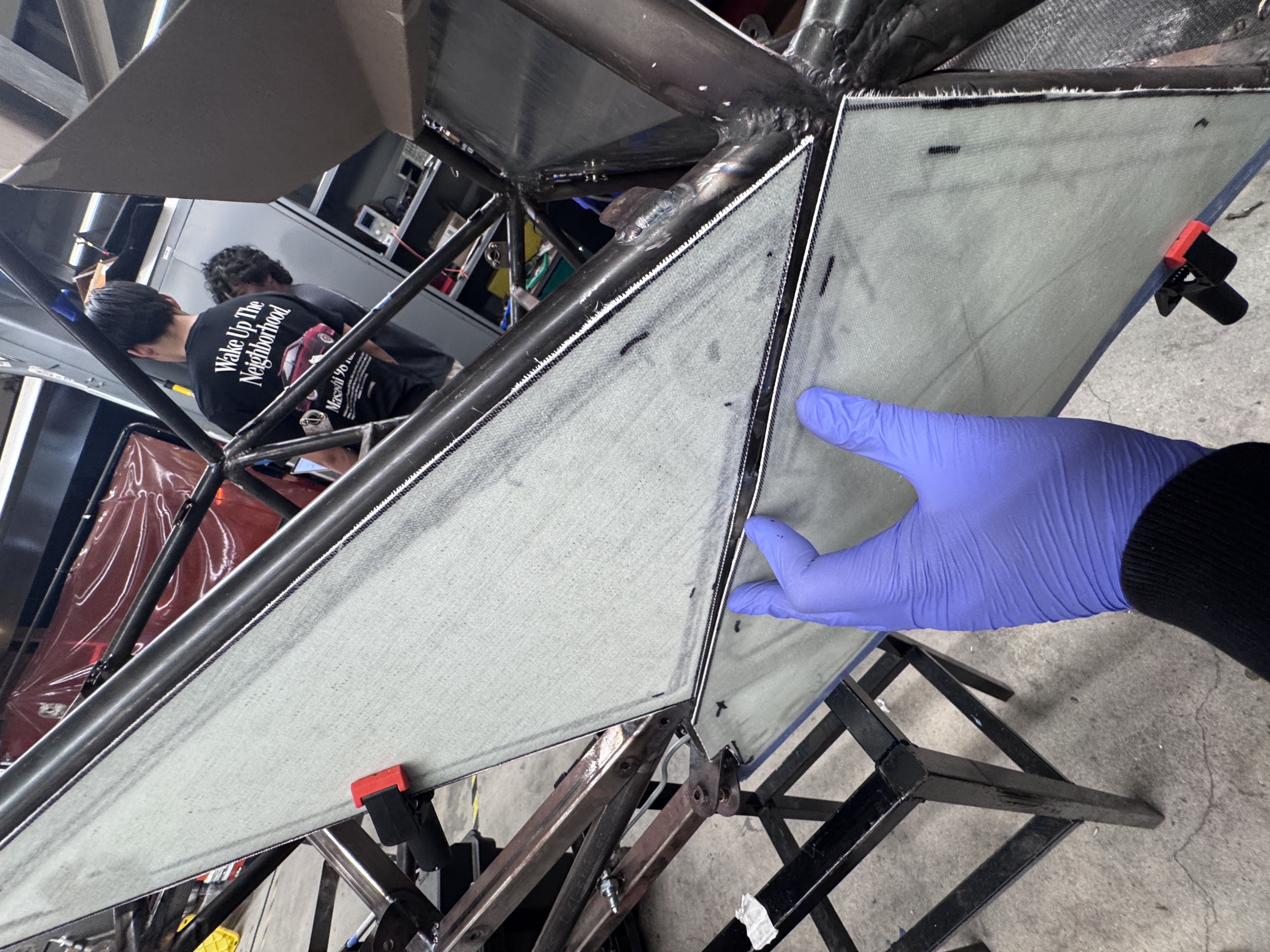 Chassis tube clearance and contour fit-check